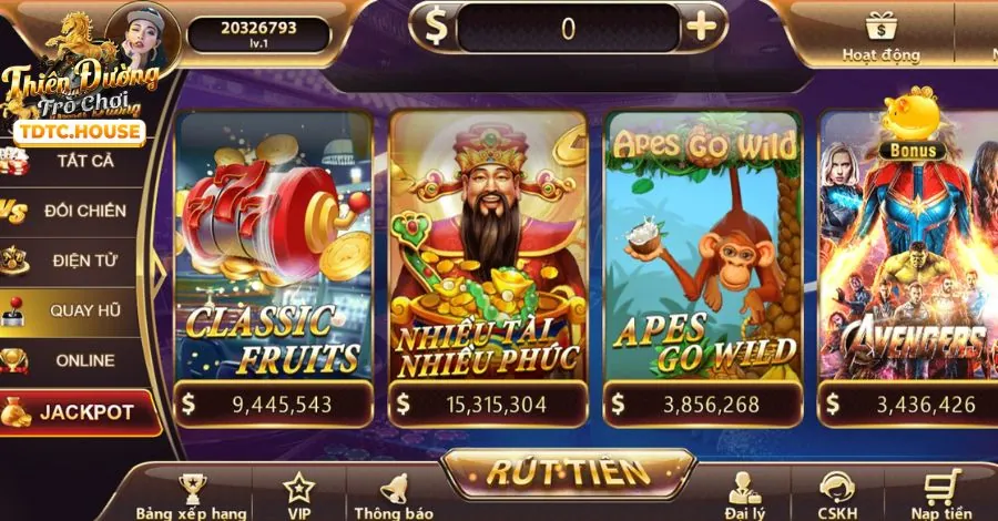 Tổng quan sảnh bắn cá hi8823 với nhiều trò chơi
