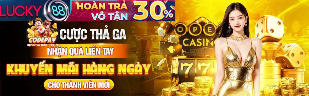 Banner Khuyến mãi Sòng bạc Trực tiếp hi8823